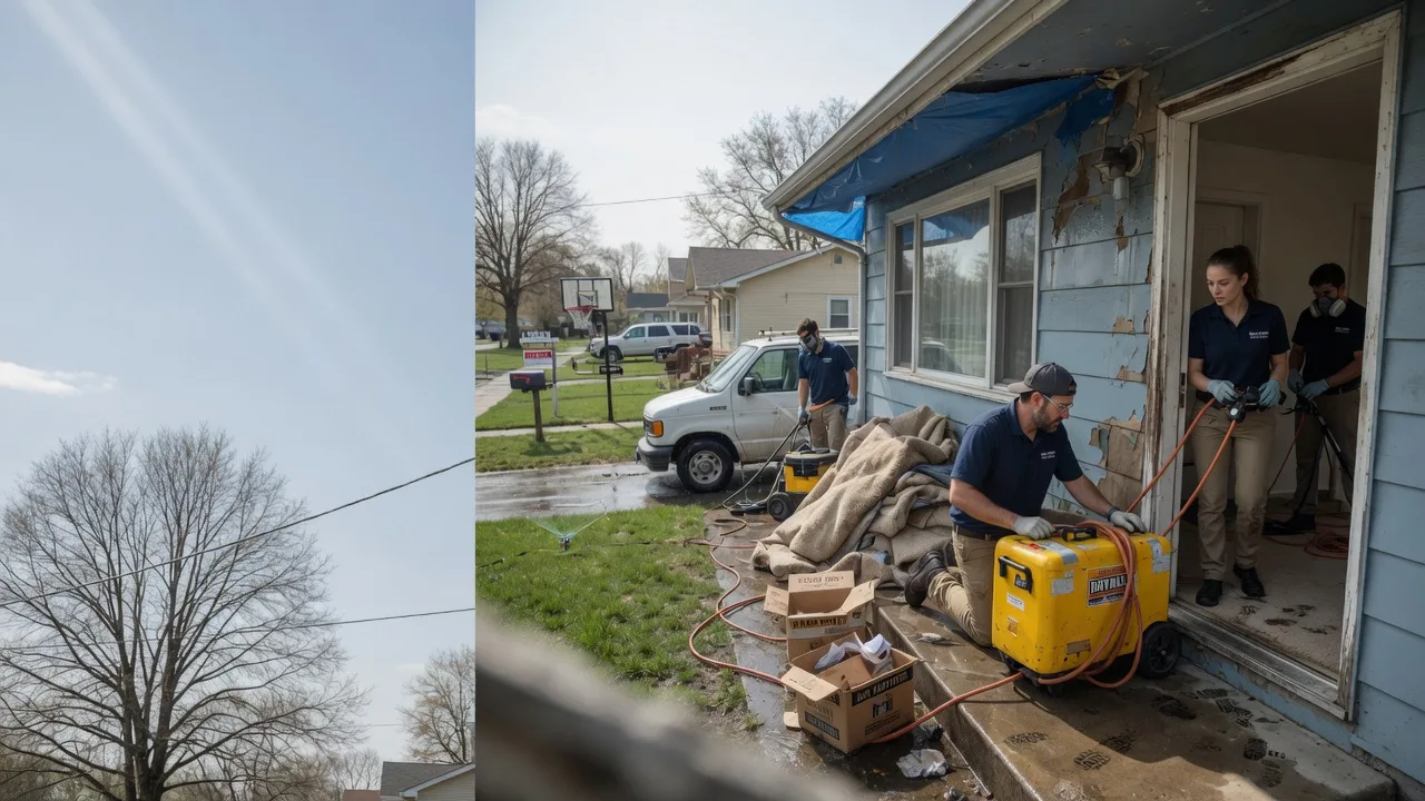 Basement Flood Cleanup in English, IN near me